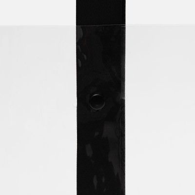 Шопер Clear Fest, ver.2, прозрачный с черными ручками-6