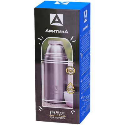 Термос «Арктика Duo 750», стальной-4