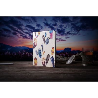 Ежедневник Butterfly, недатированный, белый с черным-7