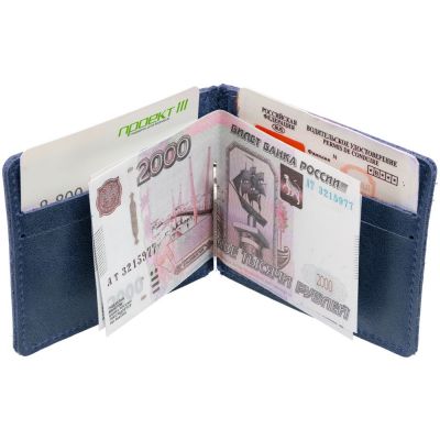 Зажим для купюр Apache, синий-4