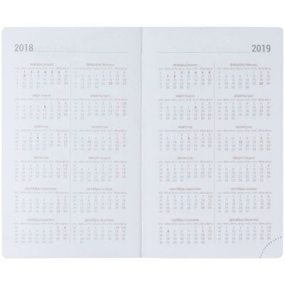 Ежедневник Basis Mini, недатированный, красный-3