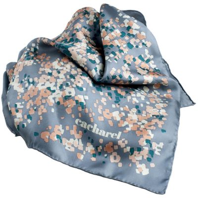 Платок Etincelle Silk, серо-голубой-2