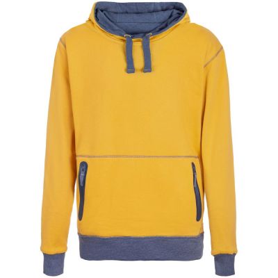 Двусторонняя толстовка Revers, синяя с желтым-2