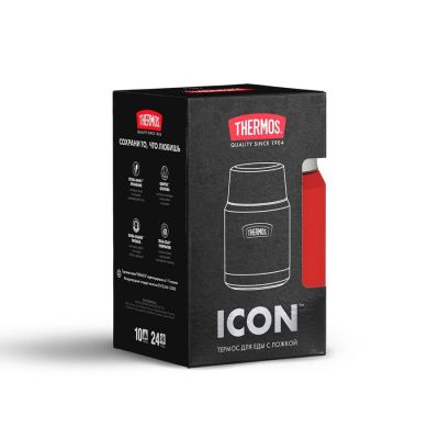 Термос для еды Icon 470, красный-7