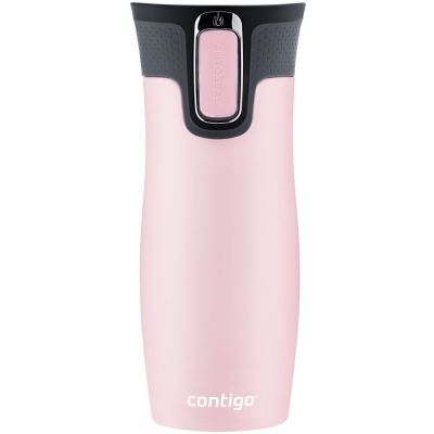 Термостакан Contigo West Loop, вакуумный, розовый-0