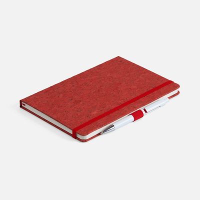 Блокнот Cork County, красный-5