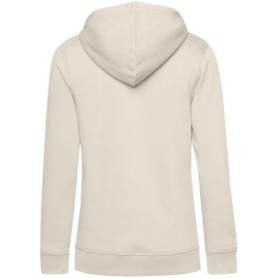 Толстовка с капюшоном женская BNC Inspire (Organic), молочно-белая-1