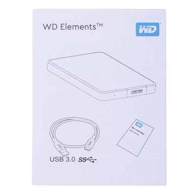 Внешний диск WD Elements, USB 3.0, 1Тб, черный-6