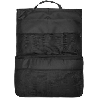 Органайзер с термоотделением на спинку сиденья Cool Rider, черный-1