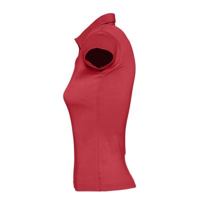 Рубашка поло женская без пуговиц Pretty 220, красная-2