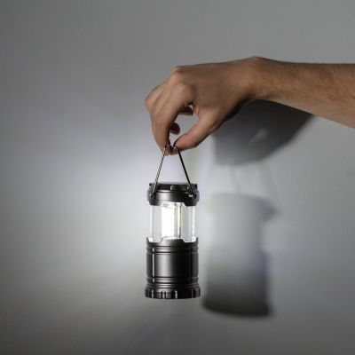 Кемпинговый фонарь Lindau, серебристый-4