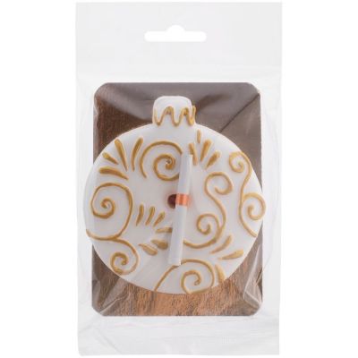 Печенье с предсказанием «Елочный шар», белое-2