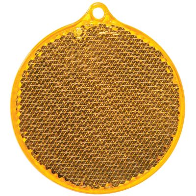 Пешеходный светоотражатель «Круг», оранжевый-0