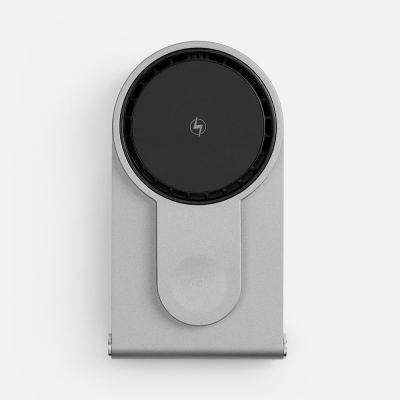 Складная станция беспроводной зарядки transForm, серый металлик-2