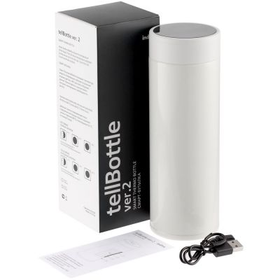 Умный термос tellBottle ver.2, белый-9