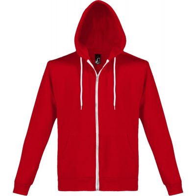 Толстовка на молнии SILVER 280 красная-0
