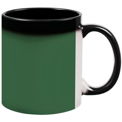 Кружка-хамелеон «Королева», матовая, черная-1