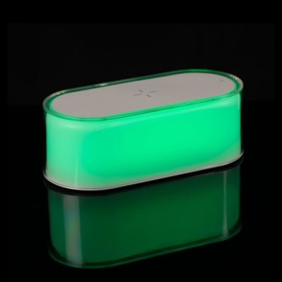 Станция беспроводной зарядки с подсветкой Laconic, белая-11