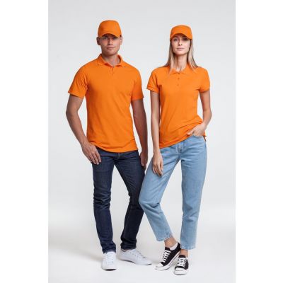 Рубашка поло мужская Virma Light, оранжевая-5