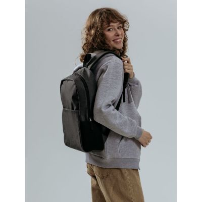 Рюкзак для ноутбука Conttori, черный меланж-12