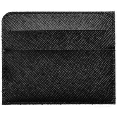 Чехол для карточек Linen, черный-1