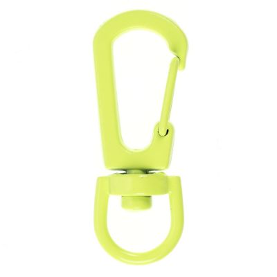 Застежка-карабин Snap Hook, S, желтый неон-0