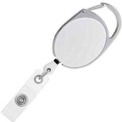 Ретрактор с карабином Access, белый-1