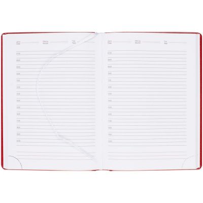 Ежедневник Nebraska, недатированный, красный-4