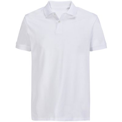 Рубашка поло унисекс Pacific, белая-0