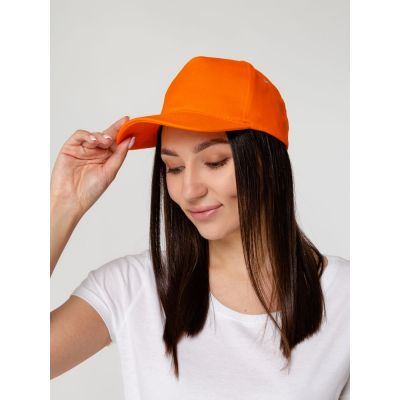Бейсболка Standard, оранжевая-4