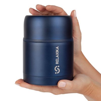 Термос для еды Relaxika 500, темно-синий-5