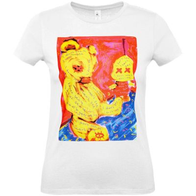 Футболка женская I Don't See You, белая-1