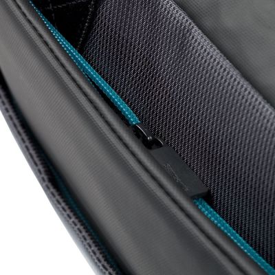 Сумка для ноутбука Qibyte Laptop Bag, темно-серая с черными вставками-11