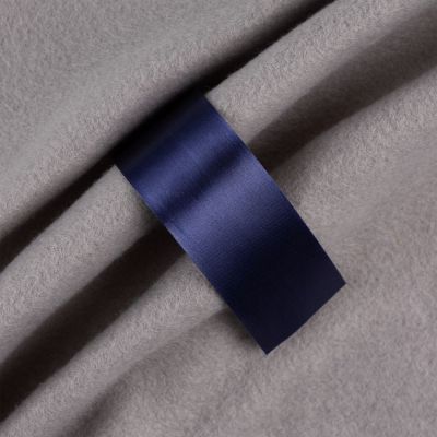 Лента сатиновая Satin 35 XXL, темно-синяя, 250 см-0
