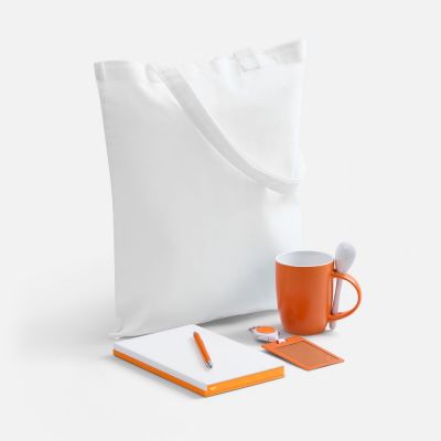 Набор Welcome Pack, оранжевый с белым-0