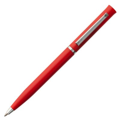 Ручка шариковая Euro Chrome, красная-2