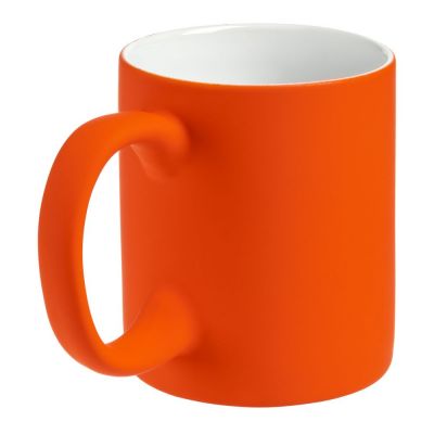 Кружка Sippy c покрытием софт-тач, оранжевая-1