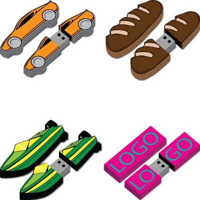 Флешка Gummi на заказ, 64 Гб-0