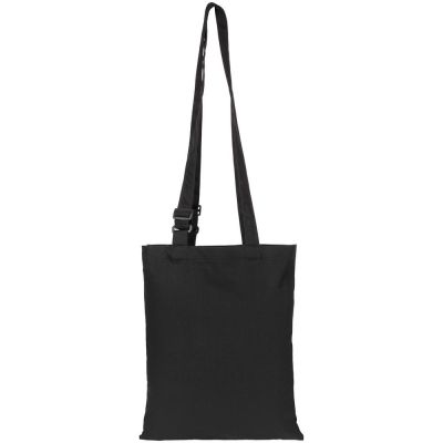 Сумка для покупок с регулируемыми ручками Leta, черная-1