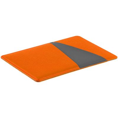 Картхолдер Dual, серо-оранжевый-2
