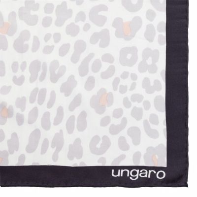 Платок Leopardo Silk, серый-1