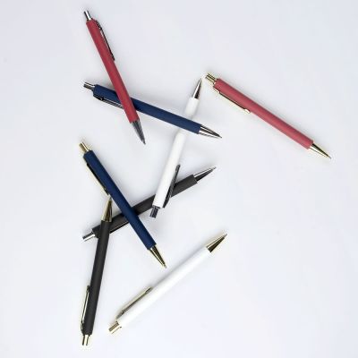 Ручка шариковая Lobby Soft Touch Chrome, синяя-5