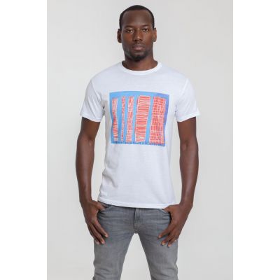 Футболка «Небоскребы», белая-0