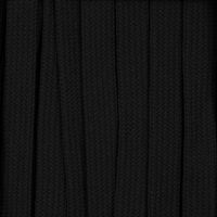 Плоский шнур Cord S, черный, 10 см