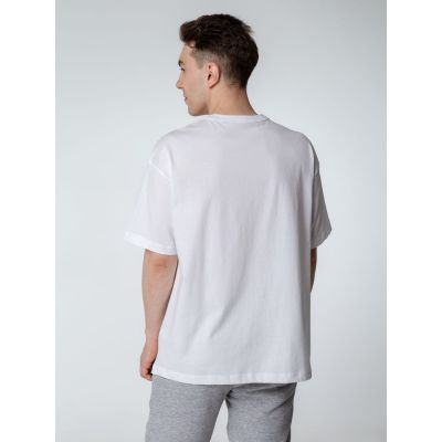 Футболка оверсайз мужская Boxy Men, бежевая (льняная)-5