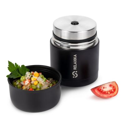 Термос для еды Relaxika 500, черный-6