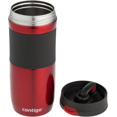 Термостакан Byron, вакуумный, герметичный, красный-2