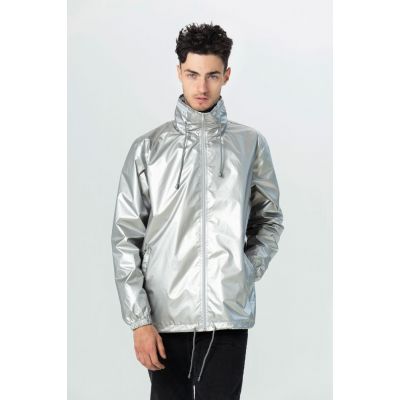 Ветровка Unit Flash, серебристая-5
