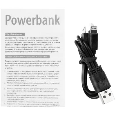 Внешний аккумулятор Uniscend Full Feel Type-C, 5000 мАч, черный-6