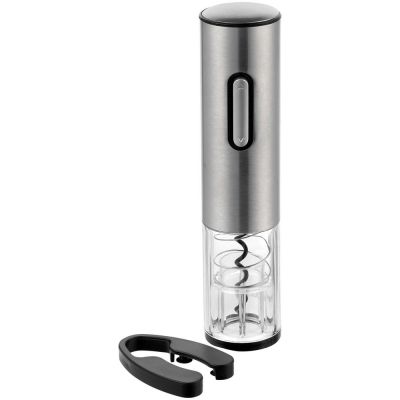 Электрический штопор с ножом для фольги Wine Diesel, серебристый-0